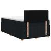 Box Spring Bed with Mattress Black 120 x 190 cm Fabric