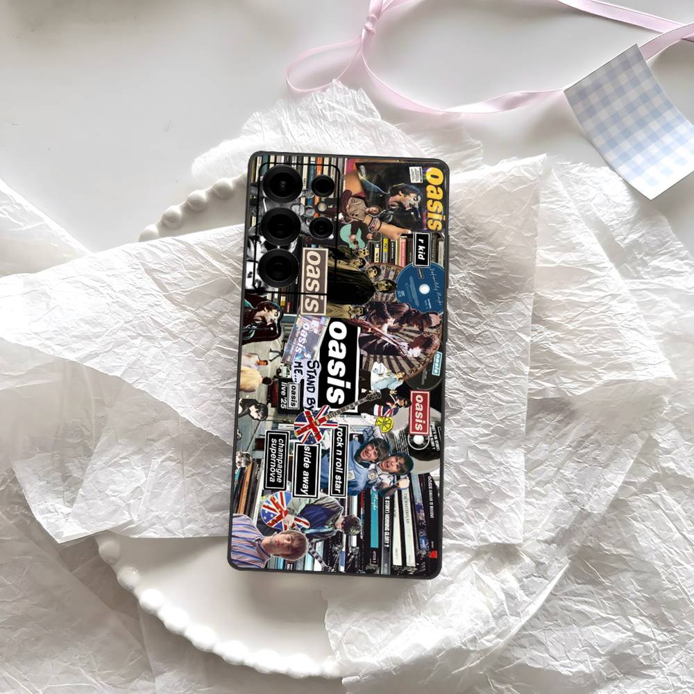 

Band O-oasis Phone Case Silicone PC+TPU For Samsung S10 20 30 22 23 24 Plus Lite Ultra Cover Samsung S24 ULTRA