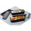 Thermos Bento Box 2 Tier Fresh Lunch Box 980ml Black DJS-980W BK