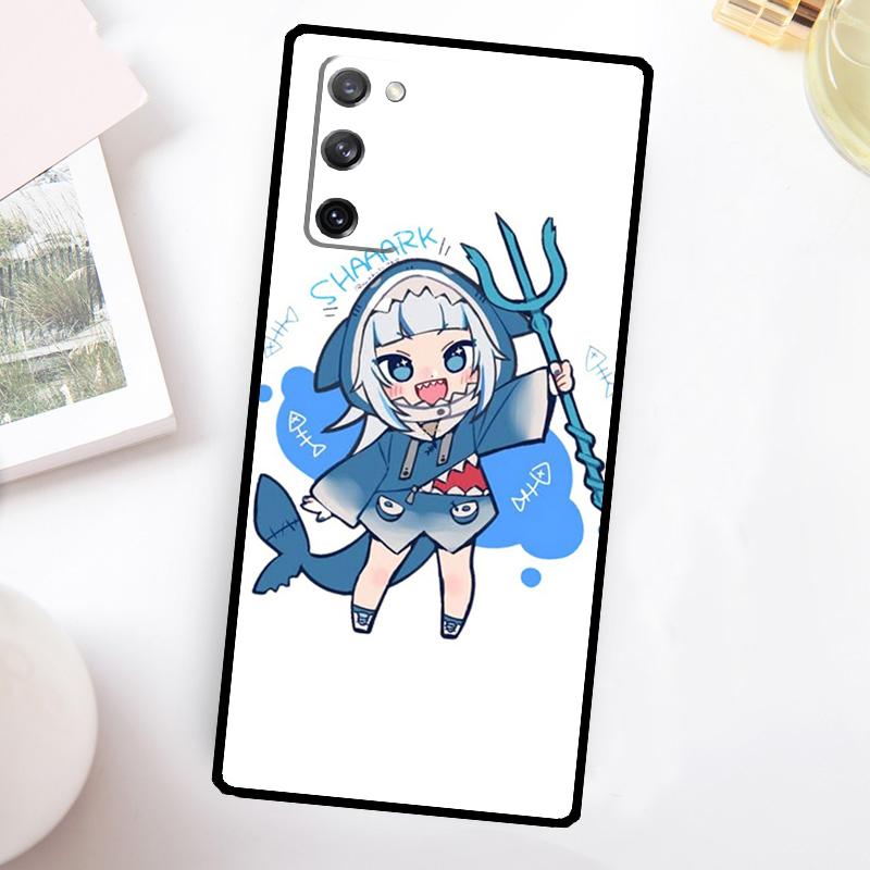 Gawr Gura Hololive Anime Hülle Für Samsung Galaxy S23 Ultra S22 Plus S20 S21 FE S8 S9 S10 Note 10 20 S24 Ultra Hülle