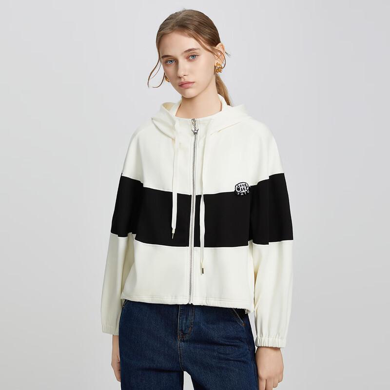 TATO Women's Striped Hooded Sweatshirt