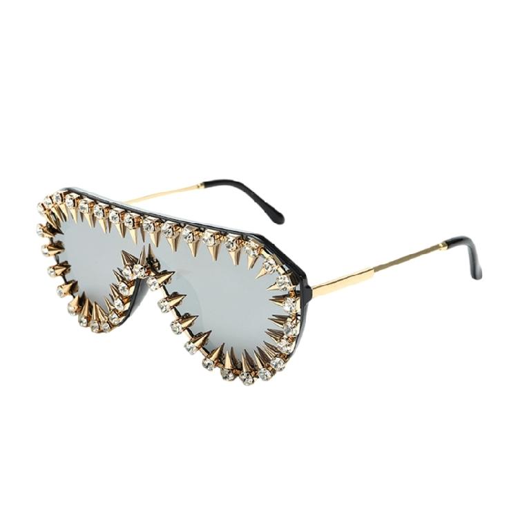 Popular Crystal Studded Frame Sunglasses for Youth Adult Fashion Enthusiasts Eyeglasses for Various Occasion and Outfit