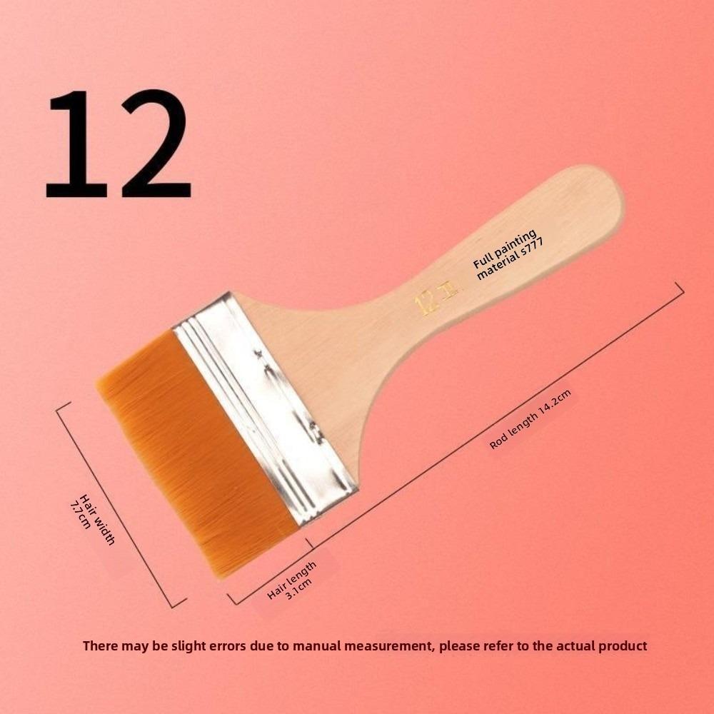 Wood Handles Hair Painting Brush Practical Nylon Clean Brush New BBQ Brush  Art Supplies