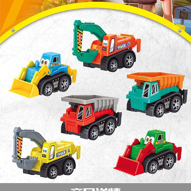 Cartoon Animal Pull-Back Cars for Kids Aged 2-6: Educational Toys & Gifts for Boys