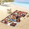 Name Custom Tupac Poster Print Beach Towel, Large Soft Quick Dry Towel for Beach Camping Swimming