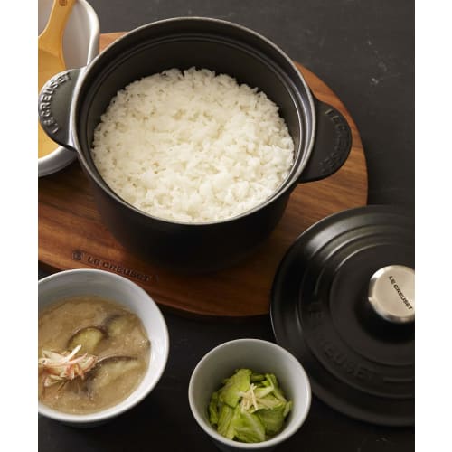 Le Creuset Cocotte Every 18" Cast Iron Enamel Pot, Matte Black, Gas, Induction, and Oven Compatible [Official Japanese Product]
