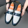 Nové Pánské Špičaté Bílé Penny Loafers Lakovaná Kůže Ležérní Boty Luxusní Designérské Pánské Formální Svatba Plesová Obuv
