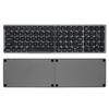 Foldable   Wireless Keyboard Portable Keyboard  -size Keyboard Support       Smartphone and Tablet Grey