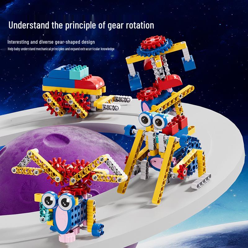 Large Electric Particle Building Blocks: Educational Handmade Toys for Primary Students' Robot Mechanism Training.