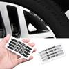 4pcs Car Wheel Hub Stickers Tire Rim Decorative Auto Logo For Compass Renegade Cherokee Wrangler JK Patriot Liberty