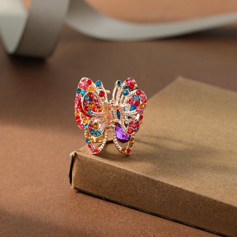 Mittelgroße Haarspange mit Strasssteinen im koreanischen Stil - Damen-Haarschmuck & Schmuck