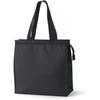 MUJI Small Polyester Shopping Bag with Ice Pack Pocket Black - Insulated, Japan
