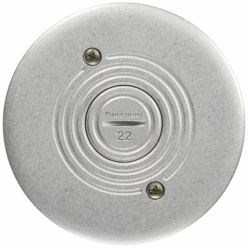 

Panasonic Floor Plate Mounting Type, Silver Round, 66.7mm, Nominal Base Screw, 22mm, DUK7000