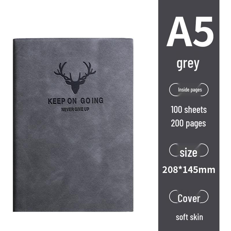 Business & Student A5 Thick Notebook Journal for Meetings & Diary Use