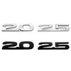 Metalowe Emblematy 3D 2.0 2.5 Litery Błotnik Samochodu Naklejka z Godłem Tylnej Klapy Do Mazda 3 6 Axela CX5 CX7 MX5 Chromowane Czarne Akcesoria