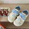 Pink Puff Board Shoes Female Ugly Cute 2025 Spring and Autumn New Chic Niche Design Korean Version of Student Sports Little White Shoes