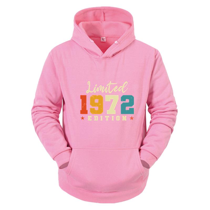 Retro 1972 Limited Edition Retro Fun New Fashion Men And Women Harajuku Y2k Casual Sports Outdoor Street Long Sleeved Pullover