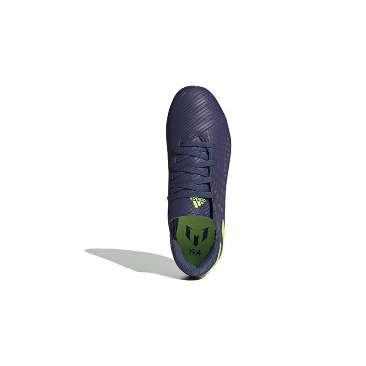 adidas Messi 19.4 Low Top Kids' Soccer Shoes Blue Green Kids' EF1816