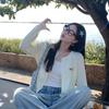 New Women Knit Cardigan Soft Cozy Sweater Autumn Winter Korean Fashion Outerwear Casual Top