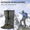 Waterproof Leg Gaiters Adjustable Snow Boot Gaiters Warmer Shoes Cover for Hiking, Walking, Hunting, Mountain Climbing