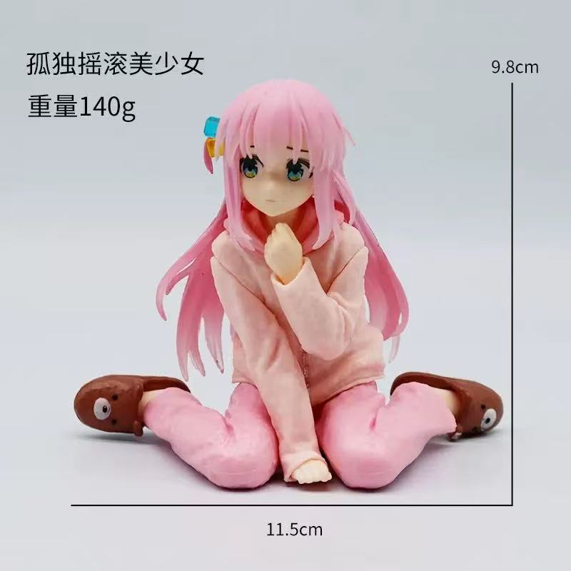 11CM Gotoh Hitori Figure Anime Bocchi The Rock Model Different Forms Toy Idol Gift Collection Ornaments Beautiful Girl PVC
