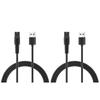2 Peças 5V 1A Cabo Carregador USB para Barbeador Philips QP2724 QP2834 QP1924 MG9520 Barbeador Elétrico Aparador Carregador Edição 25-26 0118