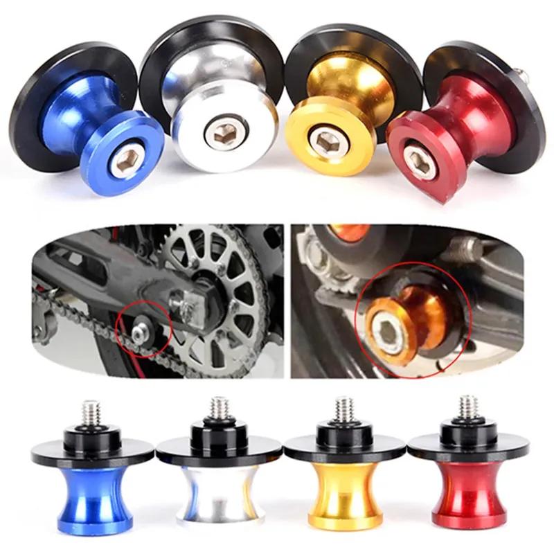2 Stück 6mm 8mm 10mm Motorrad Hohe Qualität Hinterer Schwingarm Ständer Schrauben Schwingarm Spulen Slider Teile