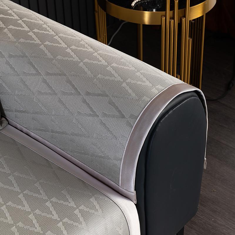 Summer Summer Mat Sofa Cushion Light Luxury and Simplicity Modern Leather Sofa of Solid Wood Full Covered Cloth