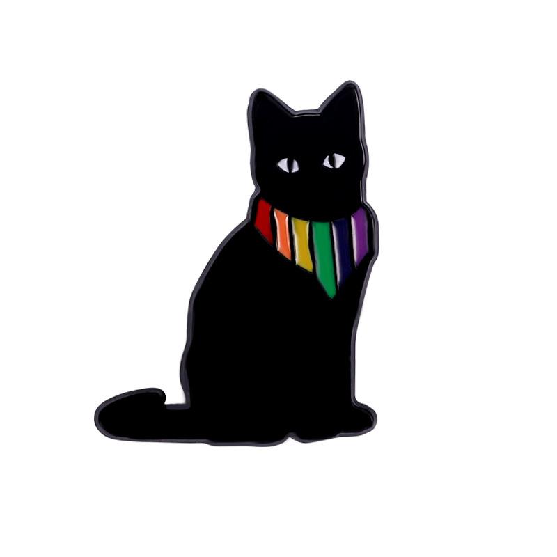LGBT Regenbogen Emaille Pins Klingt schwul Ich bin verliebt Pride Metall Broschen Anstecknadel am Rucksack Schmuck Geschenke für Homosexuelle Lesben