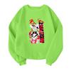 Children's Fashionable Lightweight Long-sleeved Round Neck Pullover With Pockets Printed Pullover