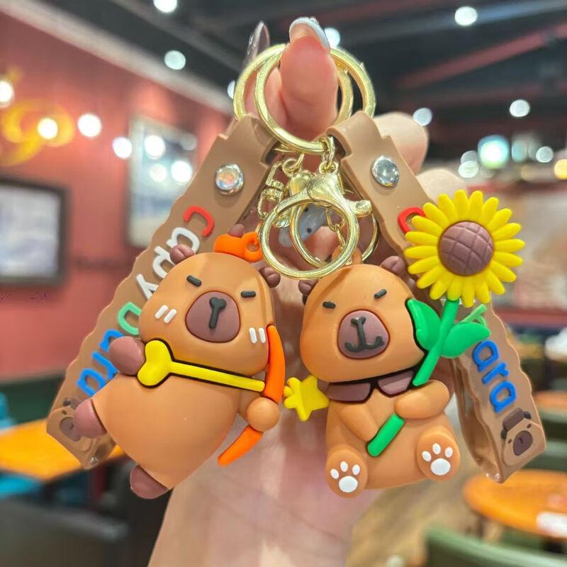 Cute Capybara Keychain & Bag Charm 100-Pack