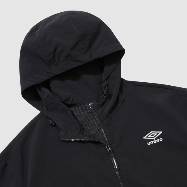 Umbro Classic Hooded Zip-Up Jacket Black (Uq321Cjk94) (A Type)