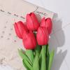3/5Pcs Tulip Artificial Flowers Bouquet 33CM Fake Flowers for Home Decor Garden Wedding Marriage Decoration Flower Arrangement