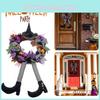 Wreath Halloween Door Hanging Haunted House Decoration Hangings Ghost Festival