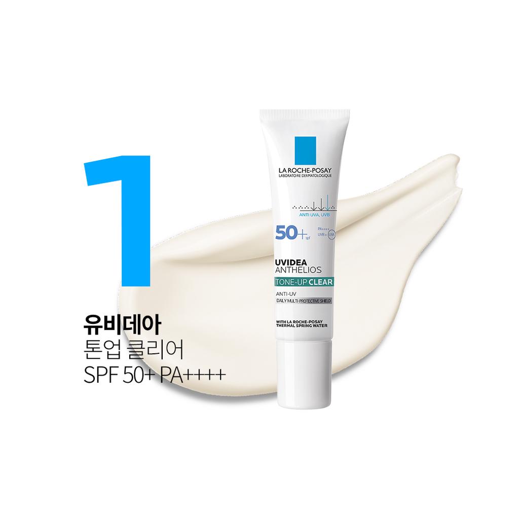 [larocheposay] La Roche-Posay Uvidea Tone-Up Clear SPF50+ PA++++ (30ml x 2 Set)
