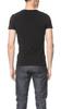Emporio Armani Men's Cotton Stretch V-Neck Shirt, Black, Medium