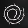 5mm Zircon Black Panther Tennis Chain Necklace - Trendy Hip Hop Jewelry with High-End Feel
