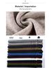 Men's 100% Cashmere Mid-Neck Black Sweater - Thickened Winter Base Layer