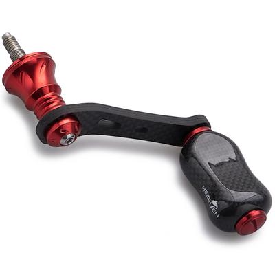 HEIGHTEN 42-mm-Rollengriff mit 21-mm-Knopf Shimano Daiwa Spinnrolle Universal Game Stream Gourd Series [Leichtes Angeln] (Weinrot) (746)