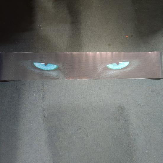 Parabrezza anteriore per auto 3D Occhi creativi Teschio Adesivo Parabrezza Decalcomania Decor