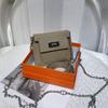 Women's short palm pattern cowhide shoulder crossbody simple new change bag fanny pack wallet card bag integrated bag