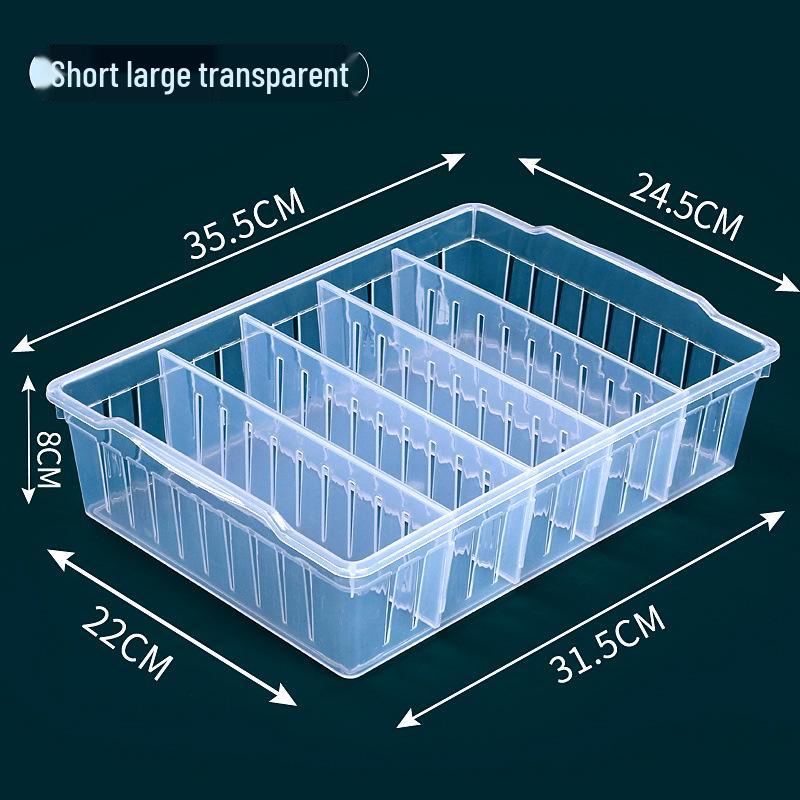 Klare Rechteckige Schreibtisch-Aufbewahrungsbox mit Schublade