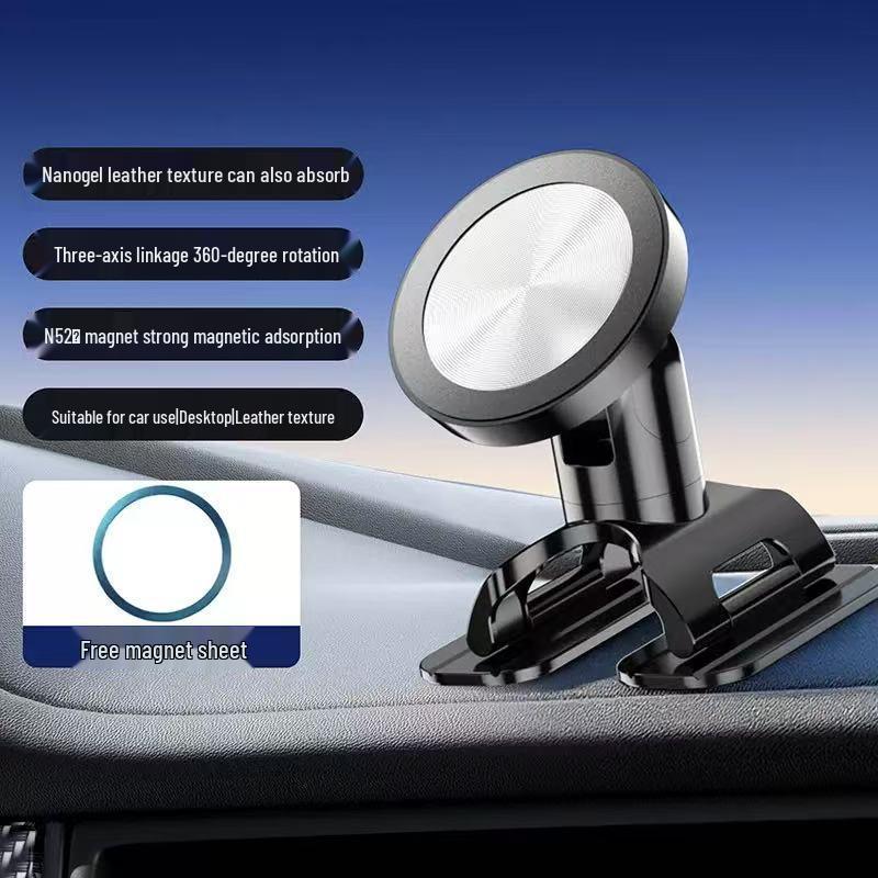 Magnetic Rotating Phone Holder for Car Dashboard