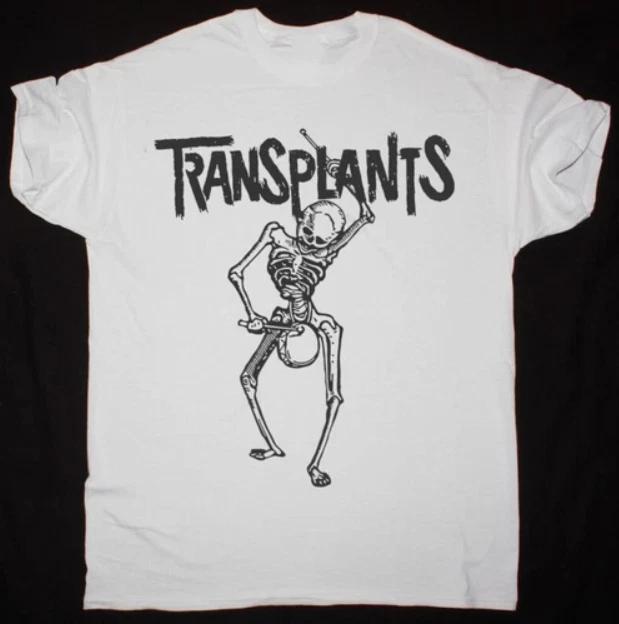 

The TRANSPLANTS Band SKELETON Cotton White Full Size Unisex Shirt S