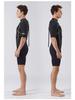 SLINX Men's 3mm Short Sleeve Wetsuit with Back Zipper, High-Quality Fabric for Warm Scuba Diving