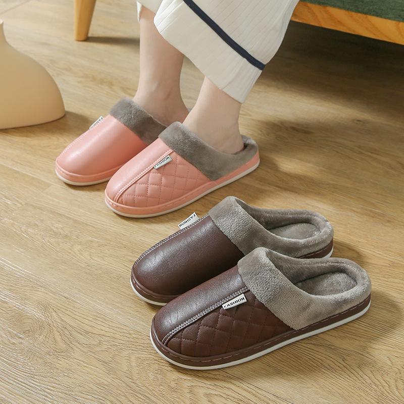 Women's Warm Slippers, Slippers, Waterproof Cotton Shoes