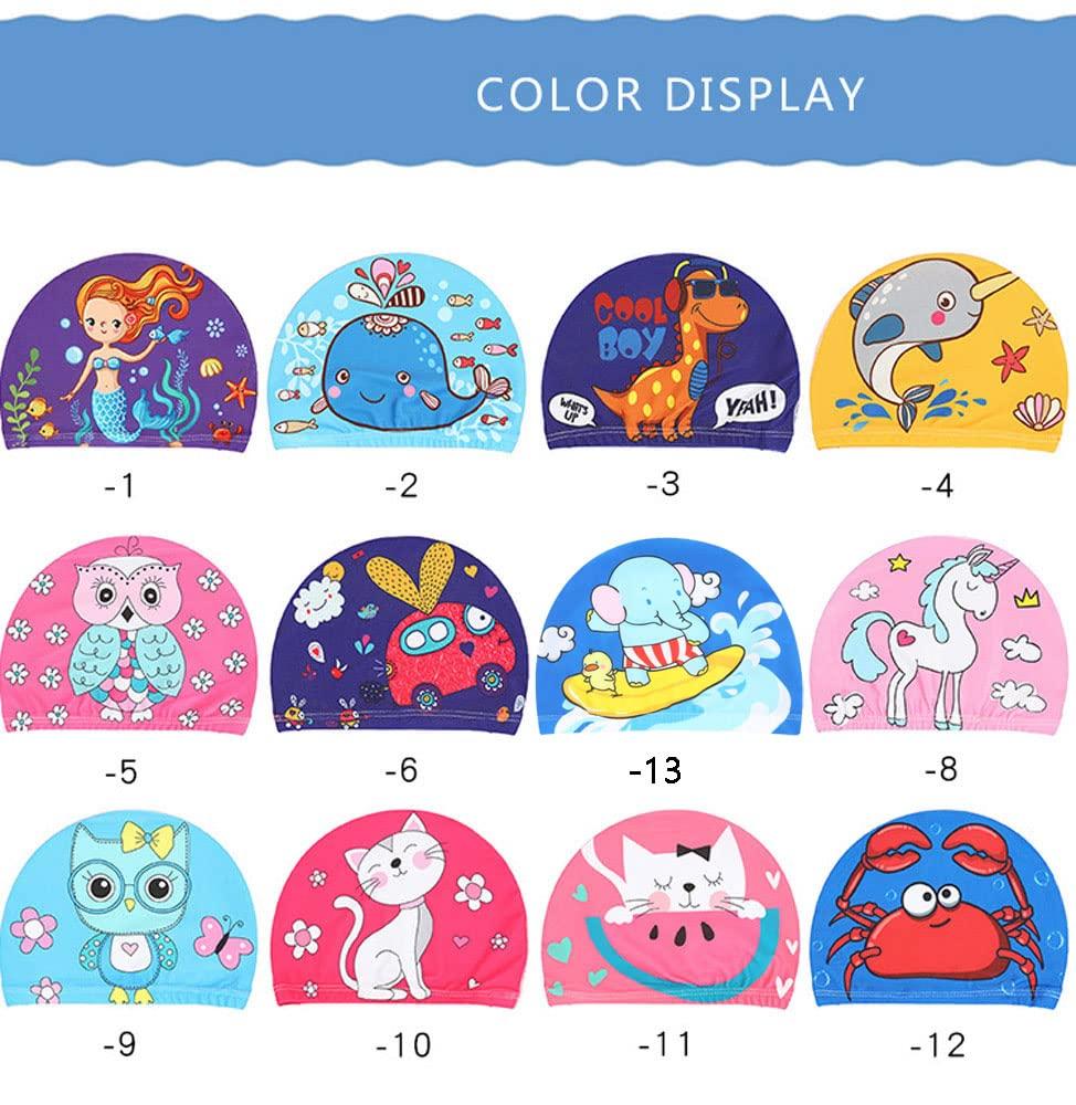 Kids Children's Swimming Hat Swim Cap for Toddlers (1100-9)