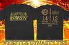 New Japan Pro-Wrestling WRESTLE DYNASTY Tournament Commemorative T-Shirt, Black, XXL, 6080102809
