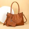 Women's Vintage Print Soft Pu Leather Crossbody Bag Luxury Large Capacity Handbag Ladies Casual Daily Commuter Tote Shoulder Bag