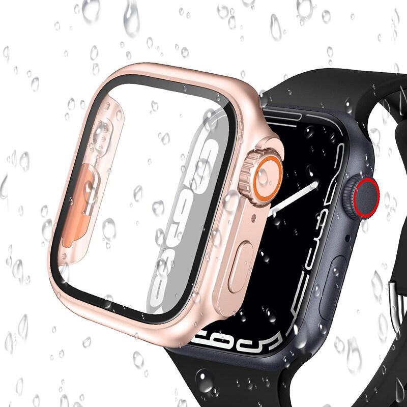 Glass+Case For Apple Watch Series 10 46mm 42mm Screen Protector Cover Change To Ultra Bumper Case Full Cover iWatch S10 42 46 mm